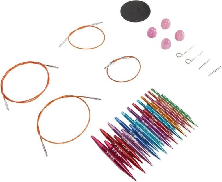 Cómo elegir las mejores agujas circulares para tejer en casa 9 agujas circulares de diversos tamanos y colores