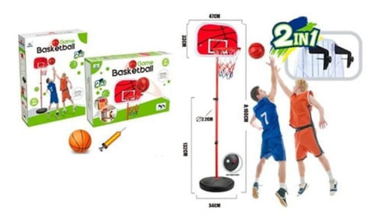 aro de basquet con pie en jardin
