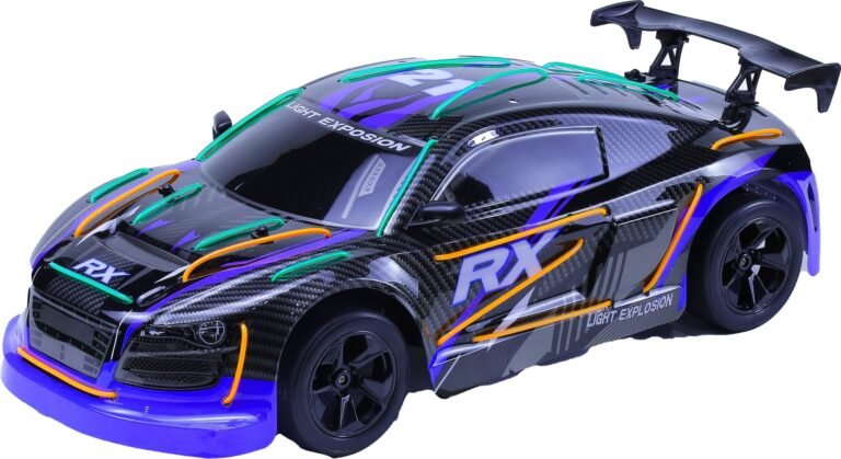 auto rc a explosion en accion