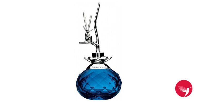 botella de perfume feerie en un fondo elegante