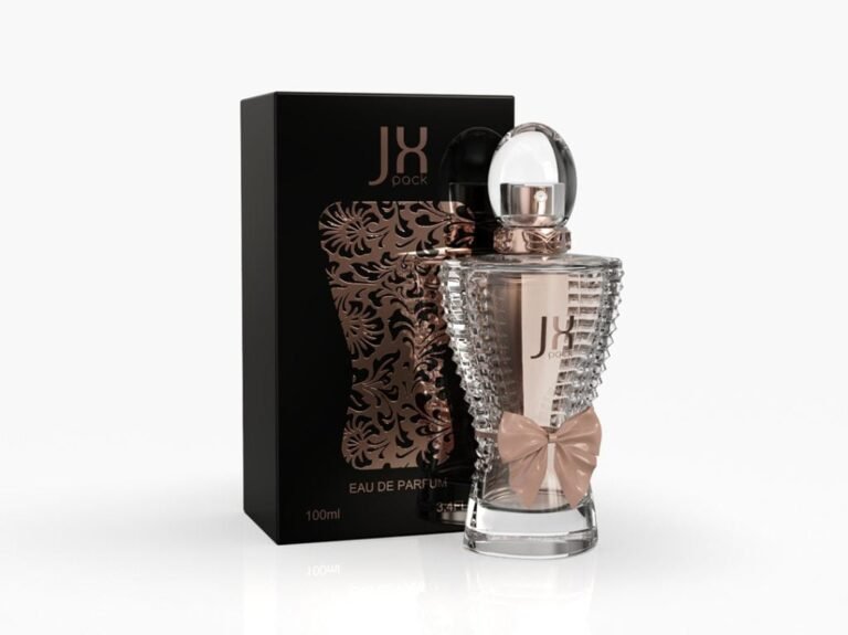 botella elegante de eau de parfum