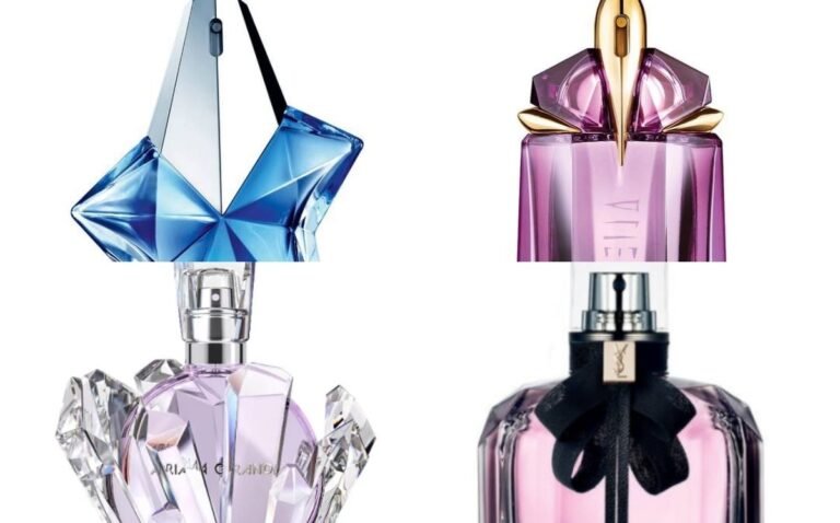 botellas de perfumes elegantes y atractivas