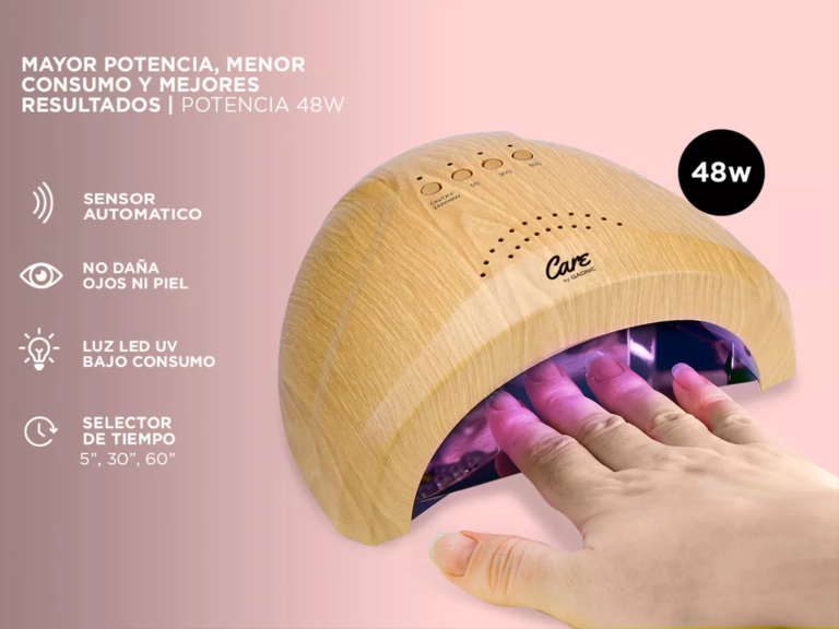 cabina de unas con luz uv profesional