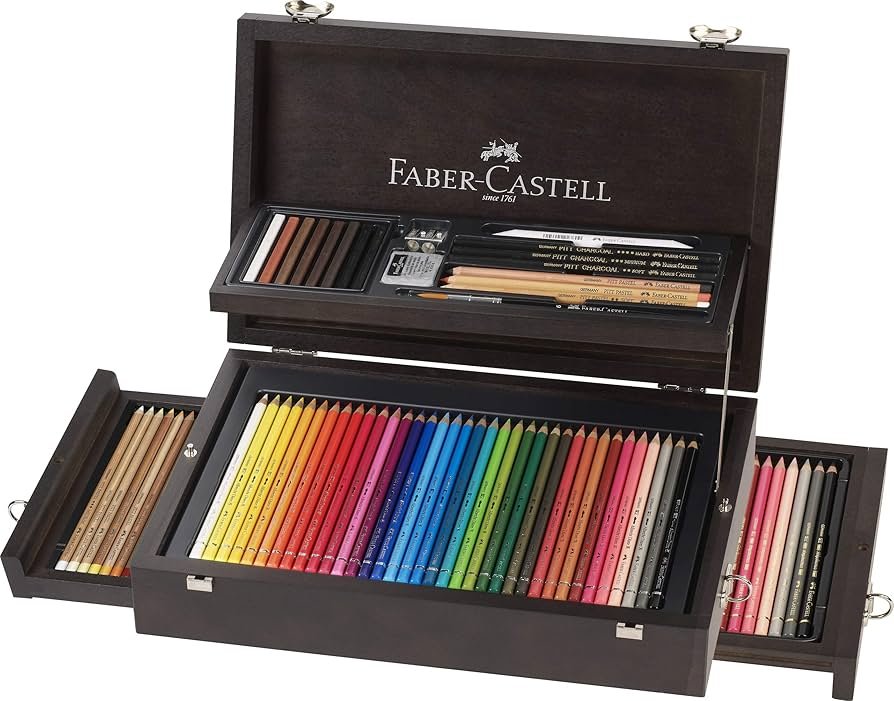 Qué características hacen destacada a la caja de colores Faber Castell