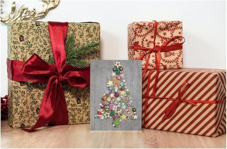 cajas de regalo navidenas coloridas y variadas