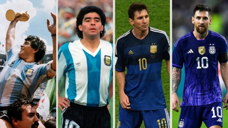 camisetas de futbol argentinas a traves de los anos