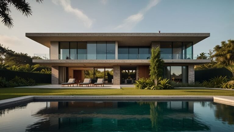 casa moderna de dos pisos con espacio optimizado