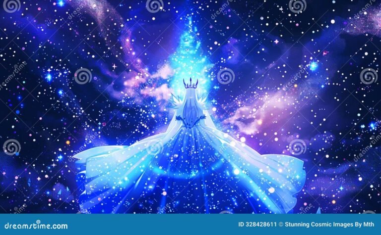 chicas magicas bajo un cielo estrellado