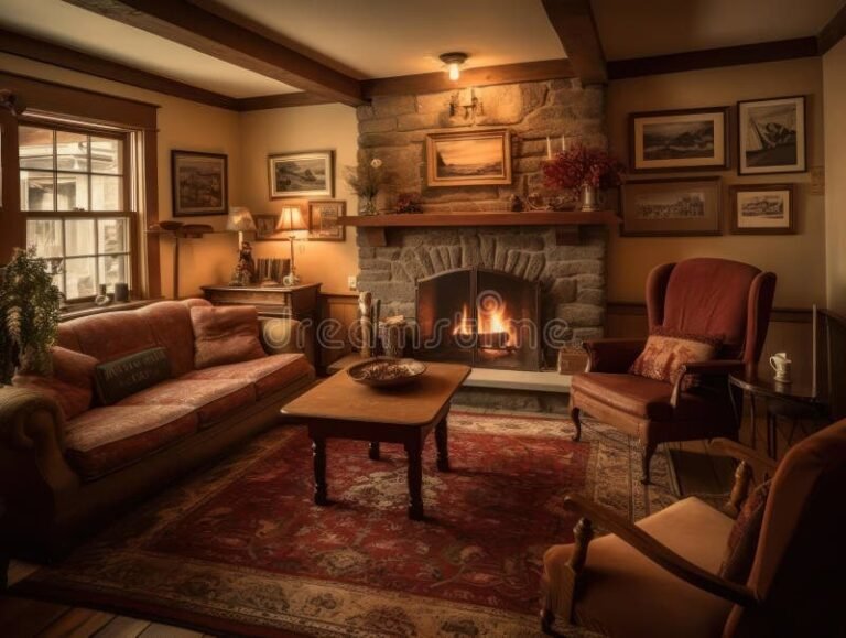 Qué es "Replica by the Fireplace" y cómo se utiliza 4 chimenea acogedora con un ambiente calido