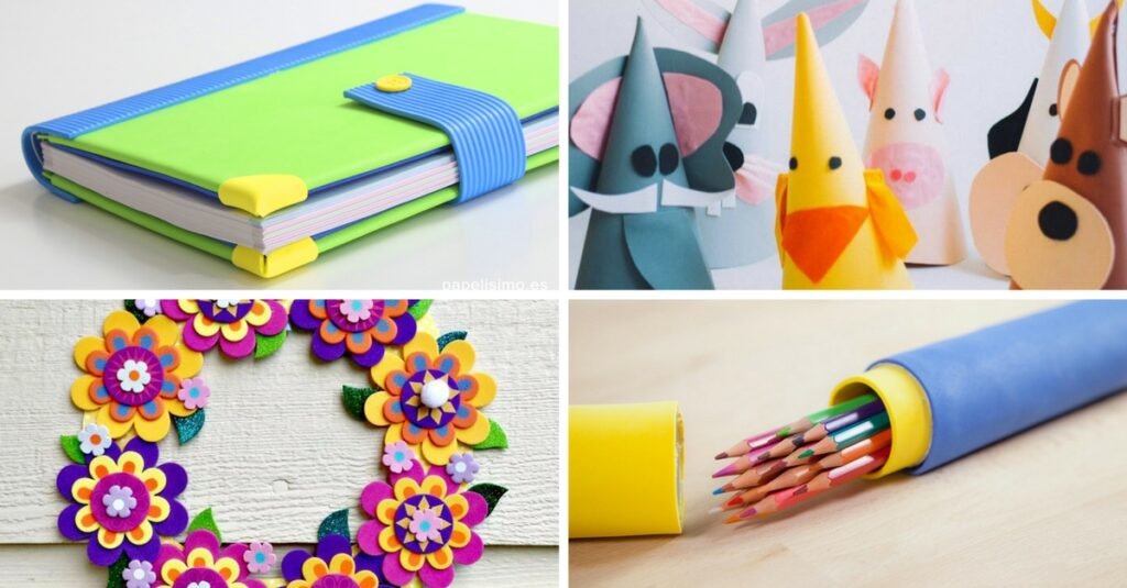 Qué ideas creativas para cotillón en goma eva puedo hacer