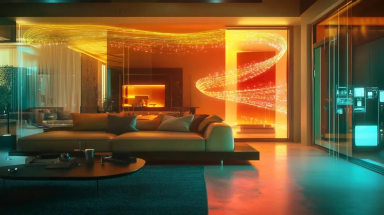 conexion a internet en un hogar moderno