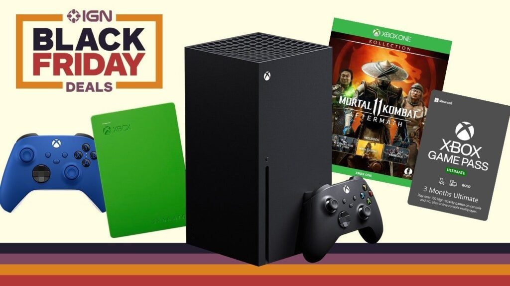 consola xbox con videojuegos en oferta