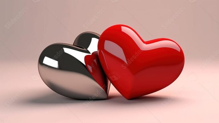 corazones entrelazados en un fondo romantico