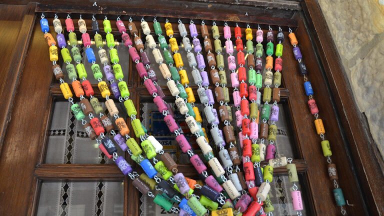 cortinas plasticas en tiras coloridas interiores