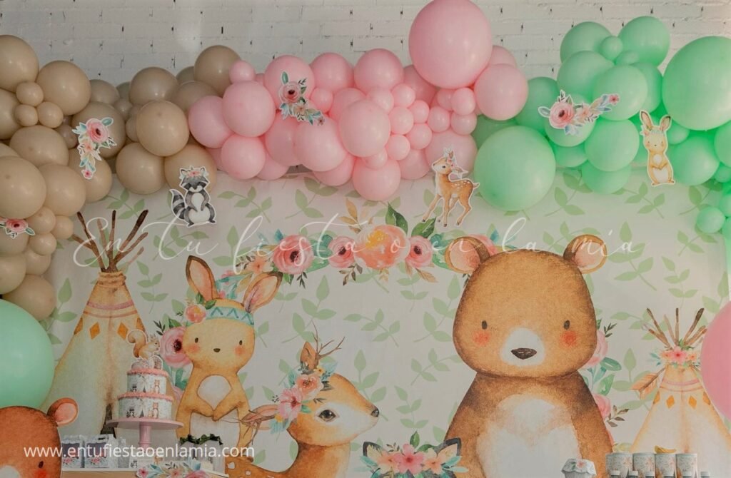 Cómo decorar una fiesta de cumpleaños con temática de animales del bosque 6 Cómo decorar una fiesta de cumpleaños con temática de animales del bosque