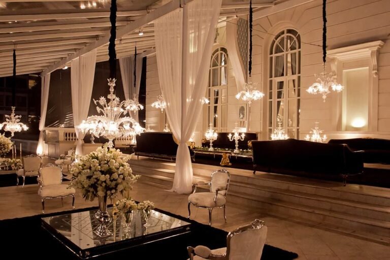 decoracion elegante para eventos festivos