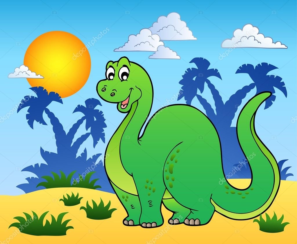 Qué características tiene el dinosaurio que salta en la ficción 1 dinosaurio saltando en un paisaje prehistorico