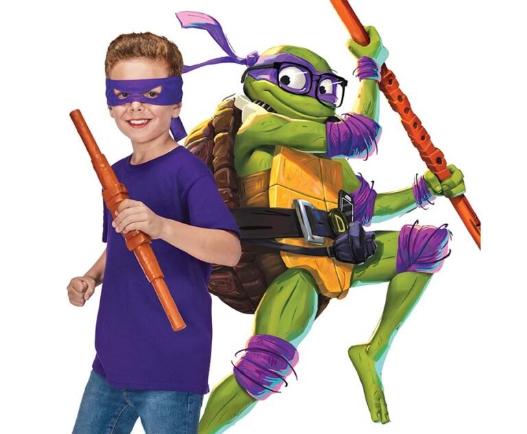 donatello tortuga ninja con su baston