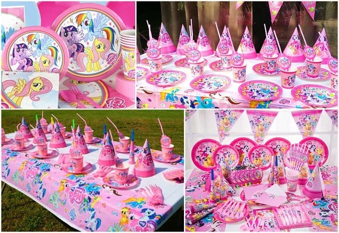 Cómo hacer una decoración sencilla de My Little Pony para una fiesta 5 Cómo hacer una decoración sencilla de My Little Pony para una fiesta