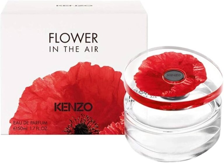 frasco de perfume kenzo flower in the air