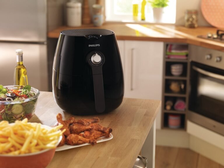 freidora sin aceite philips en cocina moderna