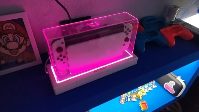 funda colorida para nintendo switch en exposicion
