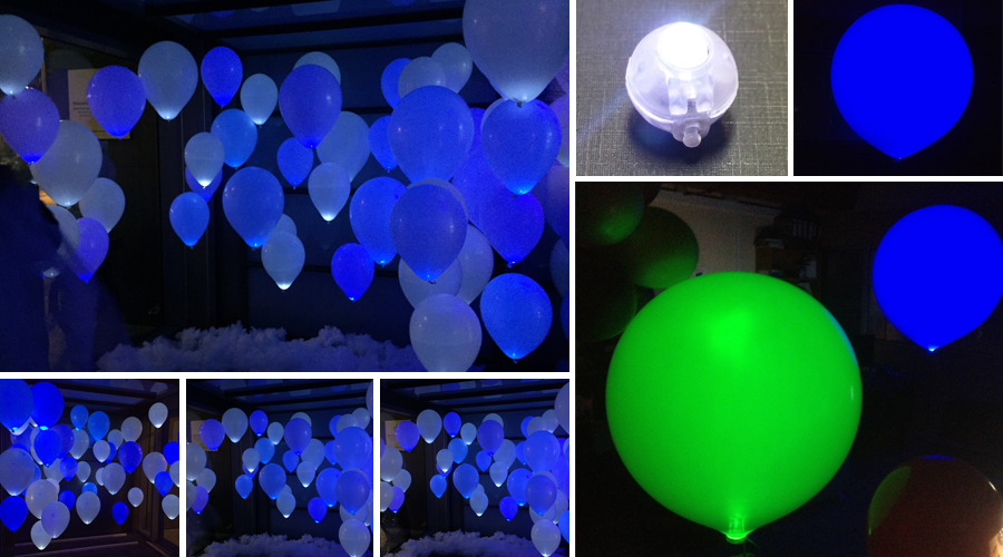 Dónde comprar globos LED para centros de mesa creativos
