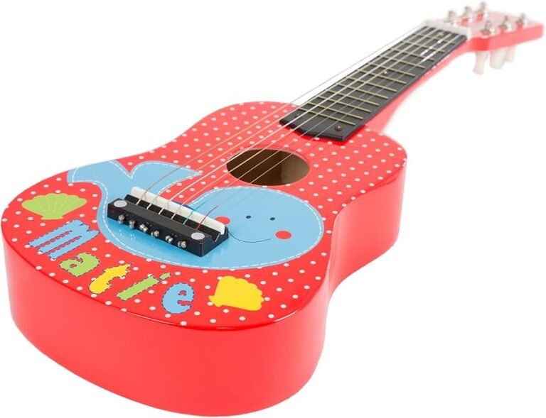 guitarra de juguete colorida y divertida