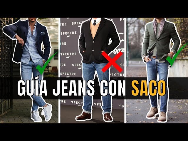 Cómo combinar jeans con un look sport elegante para hombres