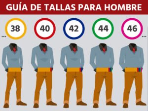 hombre midiendo su talla de ropa