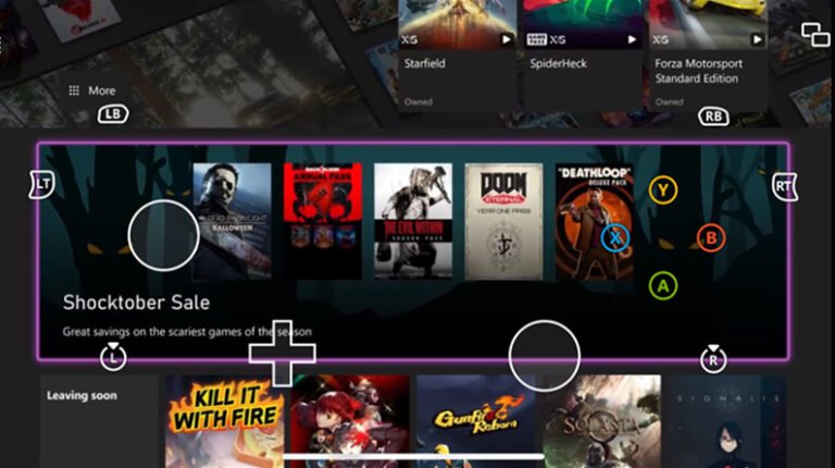 icono de xbox game pass en un control