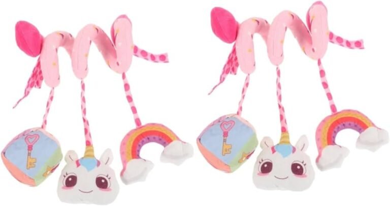 Qué juguetes son ideales para el cochecito del bebé 25 juguetes coloridos colgando de un cochecito