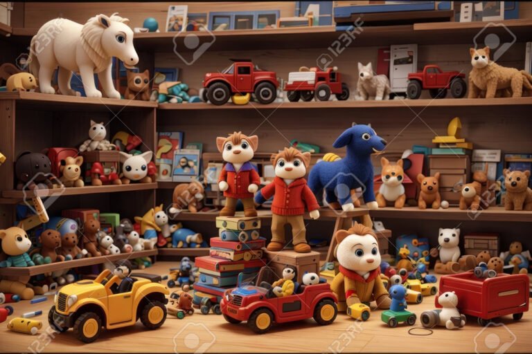 Qué juguetes exclusivos ofrece la juguetería Plutos en Alta Córdoba 28 juguetes coloridos en estanterias de jugueteria