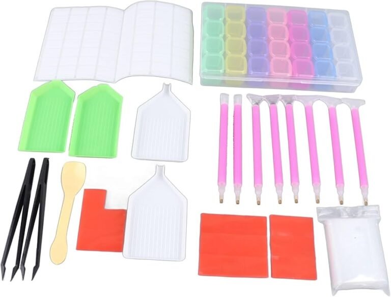 kit de pintura de diamantes con herramientas