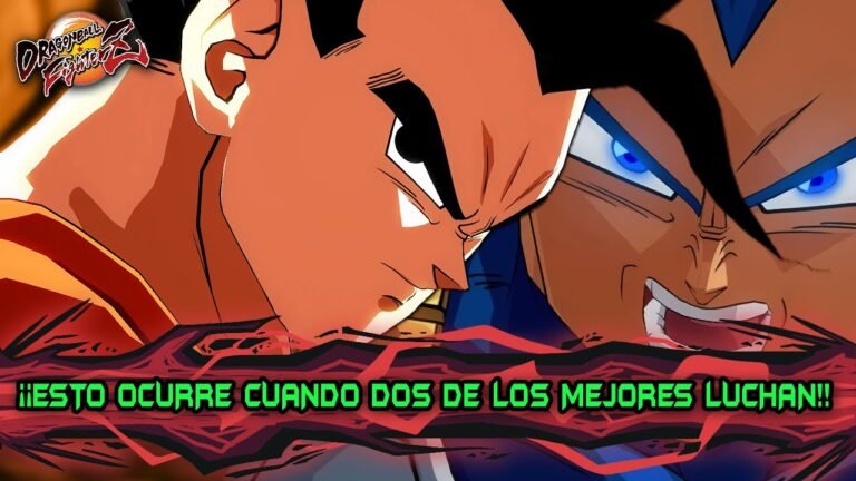 lucha epica en dragon ball fighterz