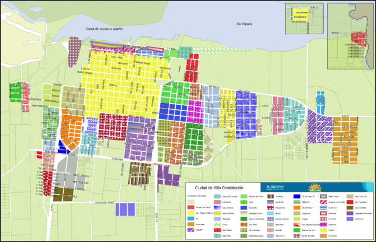 mapa de villa constitucion con supermercados