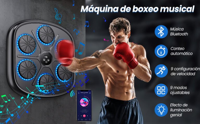 maquina de boxeo musical en accion