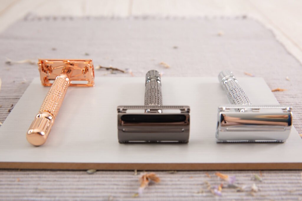 maquinilla de afeitar elegante y moderna