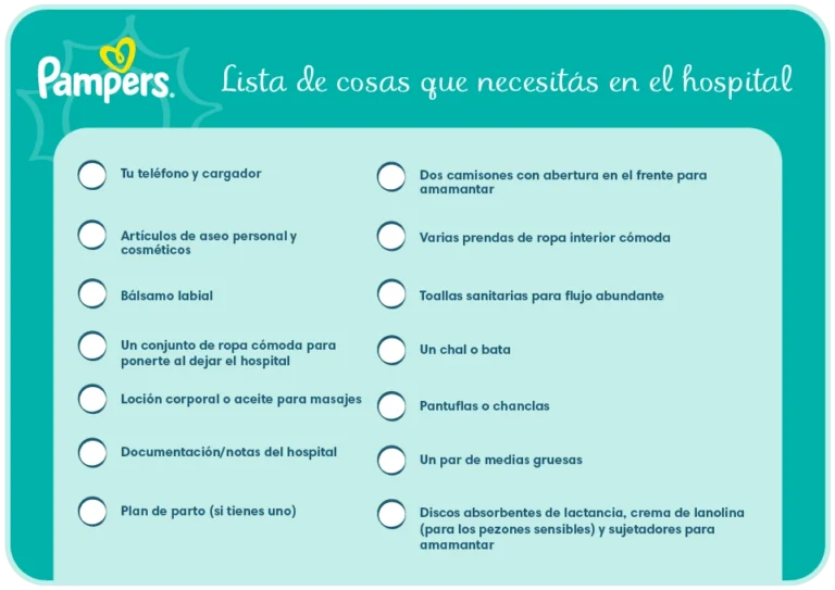 Cuáles son los elementos esenciales en una lista para el parto 2 maternidad articulos esenciales para el parto