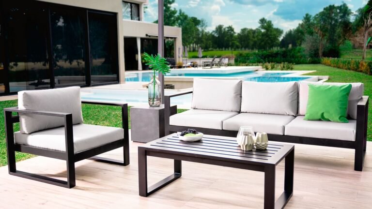 Qué opciones de mesas y sillas de jardín ofrece Coto 19 mesas y sillas de jardin en un parque