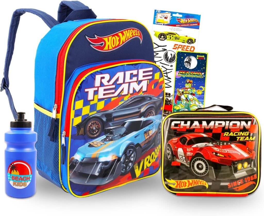 Qué características tiene una mochila de Hot Wheels para niños