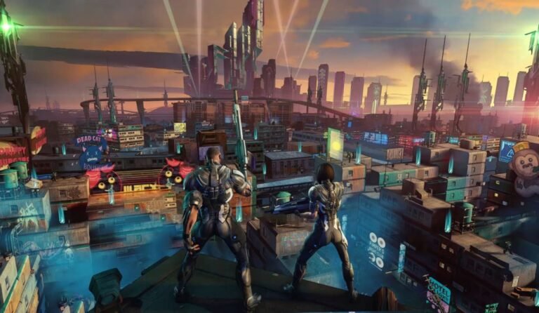 mundo urbano de videojuego en accion