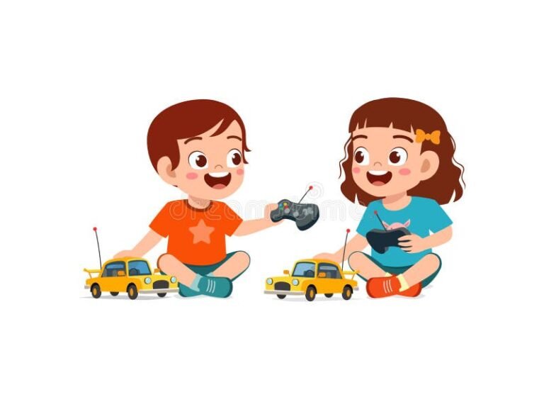 Qué auto de control remoto es ideal para regalar a una niña 5 nina jugando con auto de control remoto