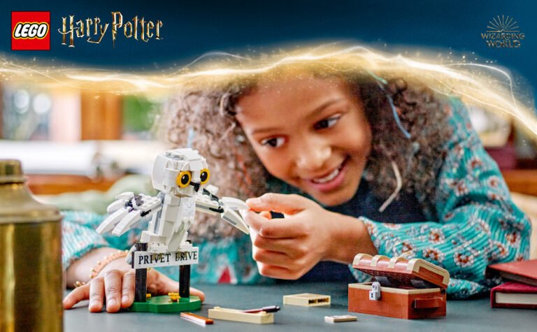 nino jugando con lego harry potter