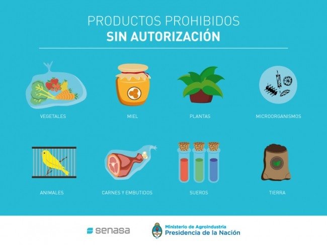 Qué cosas no se pueden pasar por la aduana argentina sin problemas