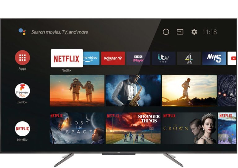 pantalla de television con peliculas y series