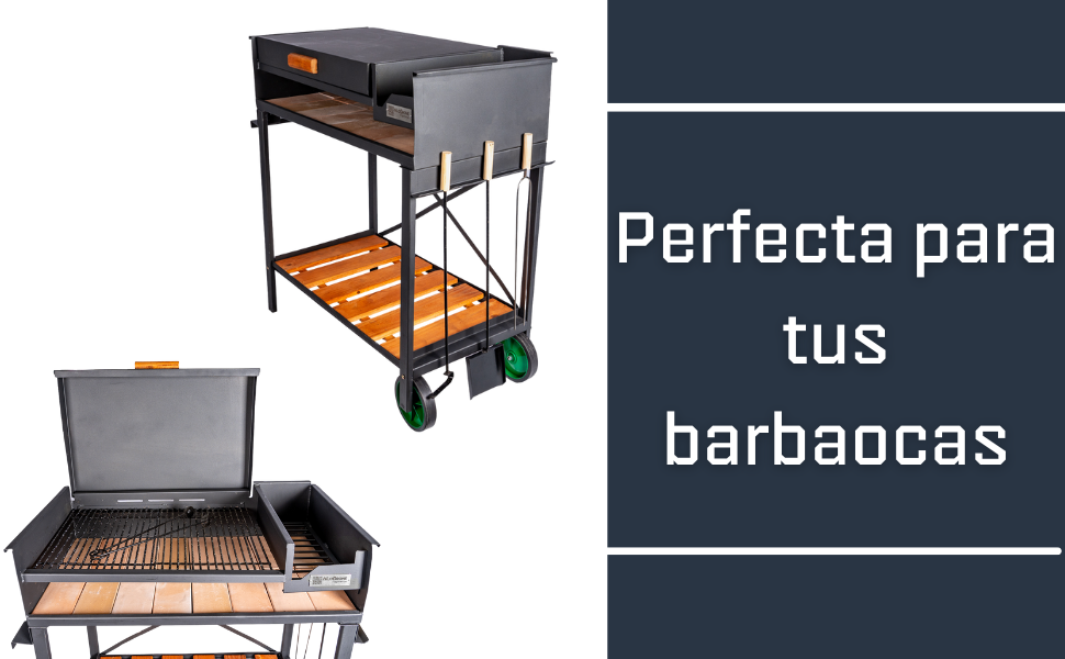 Dónde comprar una parrilla móvil con tapa para el asado perfecto