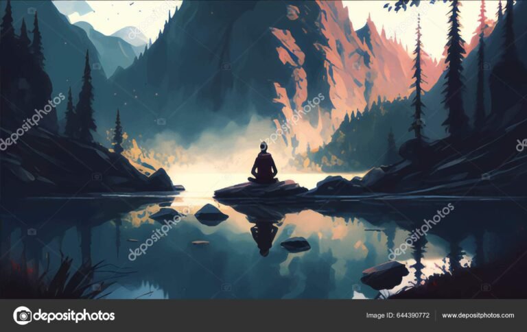 Cómo saber si tengo habilidades mediúmnicas y soy medium 22 persona meditando en un entorno natural