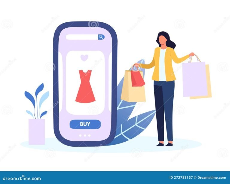 persona usando un smartphone para comprar