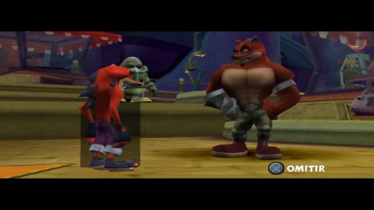 personajes de crash tag team racing en accion